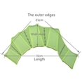 thumbnail image 3 of Swimming Rings Silicone Swimming Web Fins Hand Flippers Training Gloves, S(Green) (Color : Green), 3 of 7