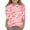 Pink, variant on Gunia Valentines Shirts For Kids Boys Girls 3/4 Sleeve Love Heart Graphic Crew Neck Casual Breathable Soft Valentine'S Day T-Shirt Toddler Tee Tops 3-14 Years Pink