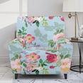 thumbnail image 2 of Jiueut Rose Floral Pattern Recliner Chair Covers, Anti Dust Recliner Chair Covers Stretchable Recliner Slipcover with Storage Pockets, 2 of 7