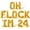 Gold, variant on Letter Balloons - OH FLOCK IM 24 16" Inch Alphabet Letters Foil Mylar Balloon 24th Birthday Party Banner (Purple)