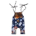 thumbnail image 3 of Mamelucos de Bebé Visten Pantalones Florales Correa Ropa yotijar Mono de las muchachas de los cabritos, 3 of 10