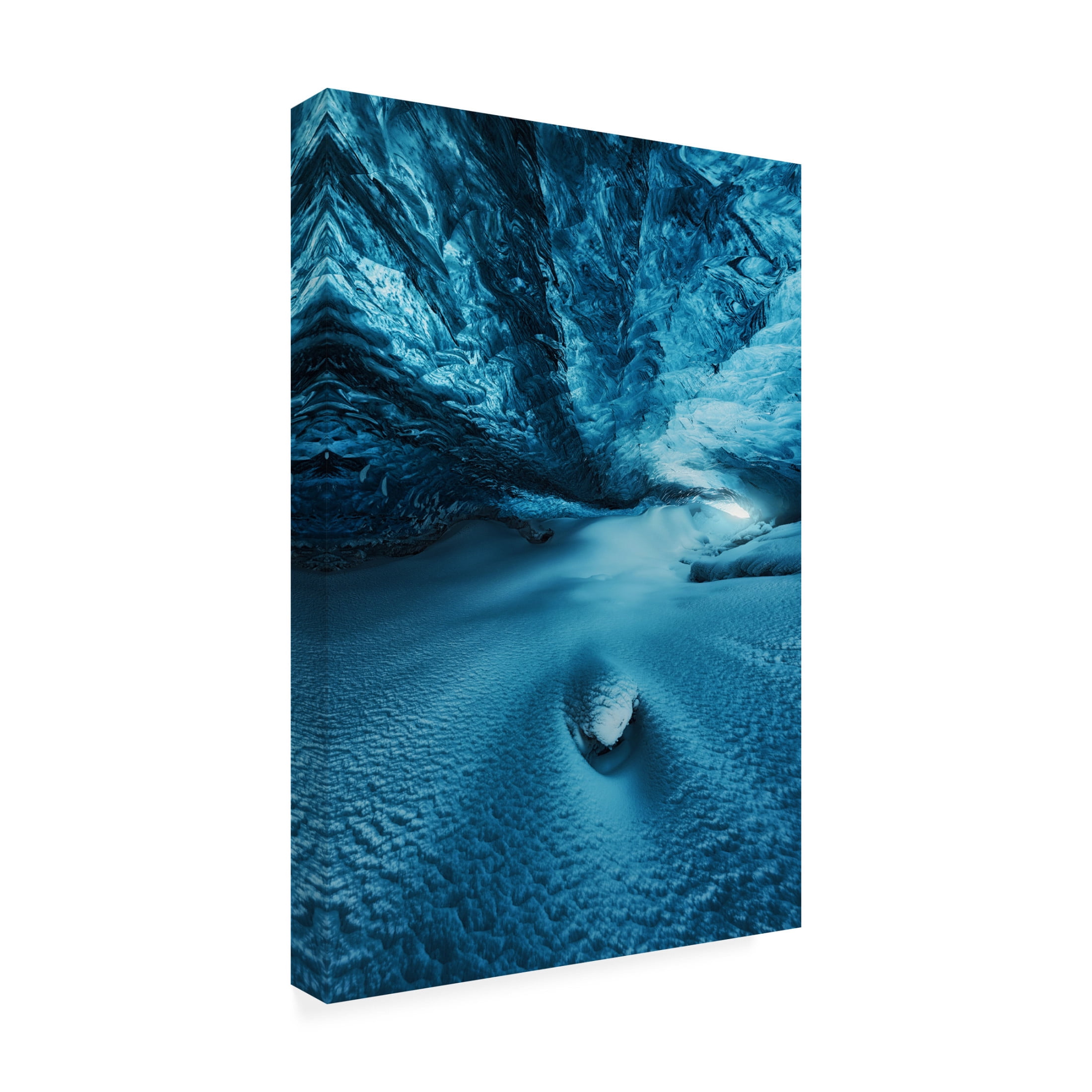Canvas Wall Art - Juan Pablo de 'Crystal Cave I' Wall Art for Living Room, Bedroom, or Office D?cor by Trademark Fine Art - 16 x 24 Inches