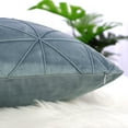 thumbnail image 5 of PiccoCasa 1 Pcs Velvet Throw Pillow Cover Cushion Cases Pale Blue 18"x18", 5 of 8