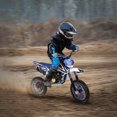 thumbnail image 2 of Floseru 49cc High Power Kids Dirt Bike, 2-Stroke Mini Motorcycle Gas Powered Trail Bike - Mini Dirt Bikes with Hydraulic Shock Absorbers 220LBS Capacity 12-18 Miles Range 25KM/H, 2 of 10