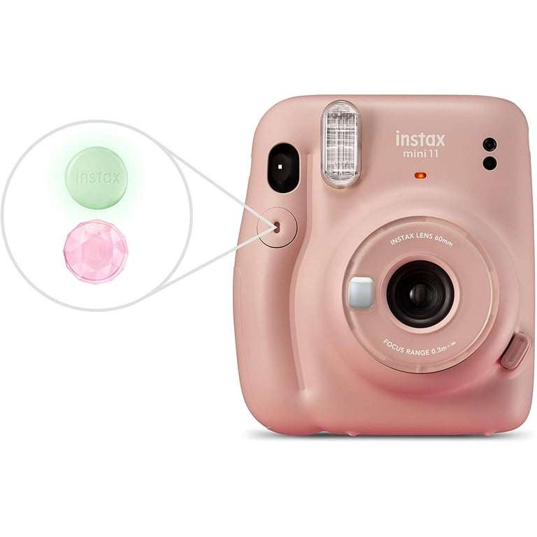 Fujifilm Instax Mini 11 Instant Camera Fuji Decorations, Blush Pink 