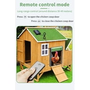 Roll Down Automatic Chicken Coop Door Solar Powered