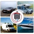 thumbnail image 2 of 12V DC 200A Remote Battery Disconnect Switch,Prevent Battery Drain Battery Switch Isolator On Off Wireless Remote Control for Car, Truck, RV, 2 of 9