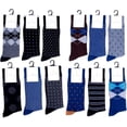 thumbnail image 4 of 12 Pack Dress Socks for Men- Fancy Argyle and Classic Pattern Dress Socks, 4 of 4