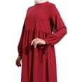 thumbnail image 3 of Dusty Rose - Crew neck - Unlined - Modest Dress - Refka, 3 of 5