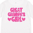 thumbnail image 4 of Inktastic Great Grandpa's Girl Granddaughter Gift Girls Long Sleeve Toddler T-Shirt, 4 of 5
