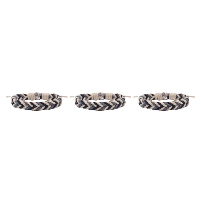 Guardoinrt Embrace Uniqueness Multicolored Braided Friendship Bracelet Gift Idea Minimalist AAA-011 3Set