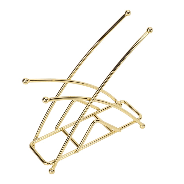 Tissue Holder, Fashion Elegant Paper Napkin Holder Stable Bottom Large Capacity for Hotel Table for Kitchen Gold