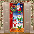 thumbnail image 2 of Christmas Theme Elf Banner Winter Scene Decorative Design Holiday Decoration for Christmas Party Winter Celebration Holiday Event, 2 of 9