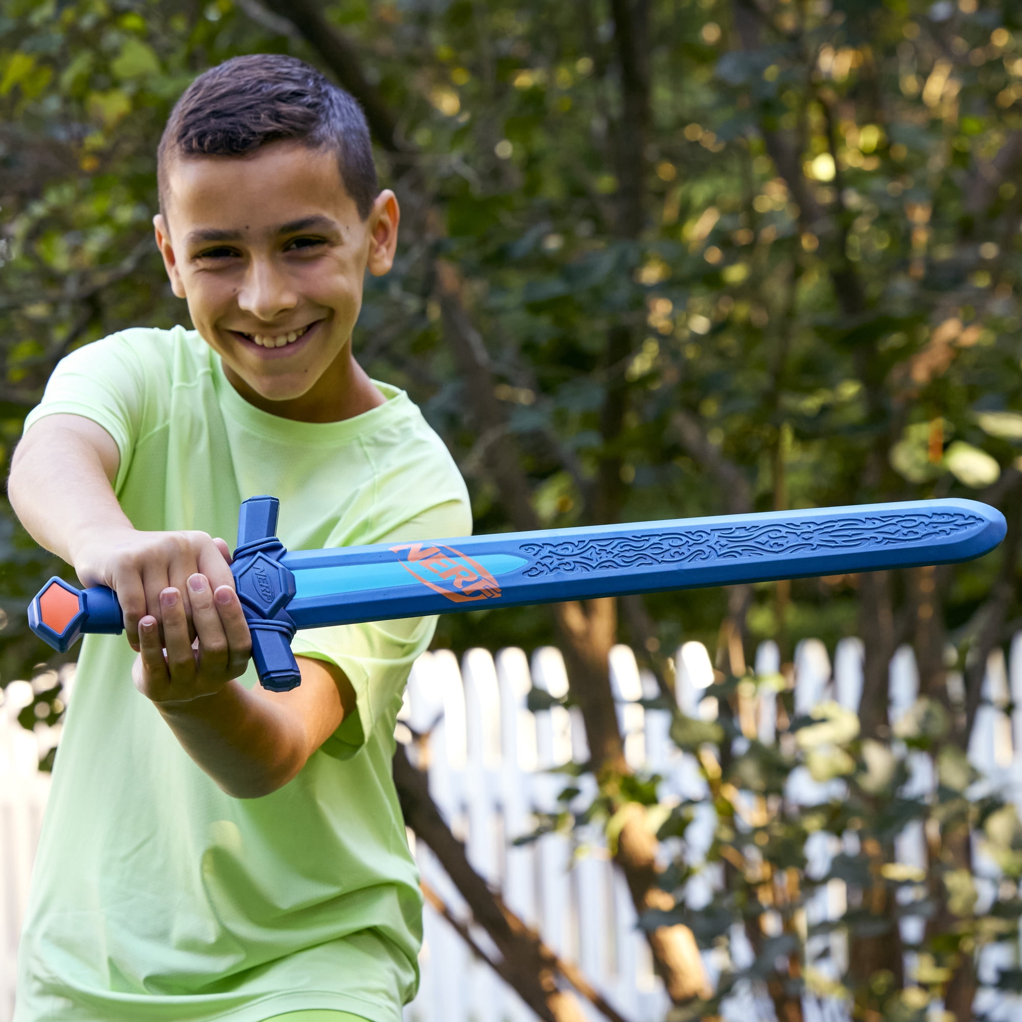 Nerf Shadowspeed Knight Sword, 26-Inch Foam Blade, Indoor and Outdoor Play, Ages 6+
