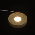 thumbnail image 3 of LED Glowing Light Base Wooden Luminous Pedestal Creative Crystal Ball Stand, 3 of 9