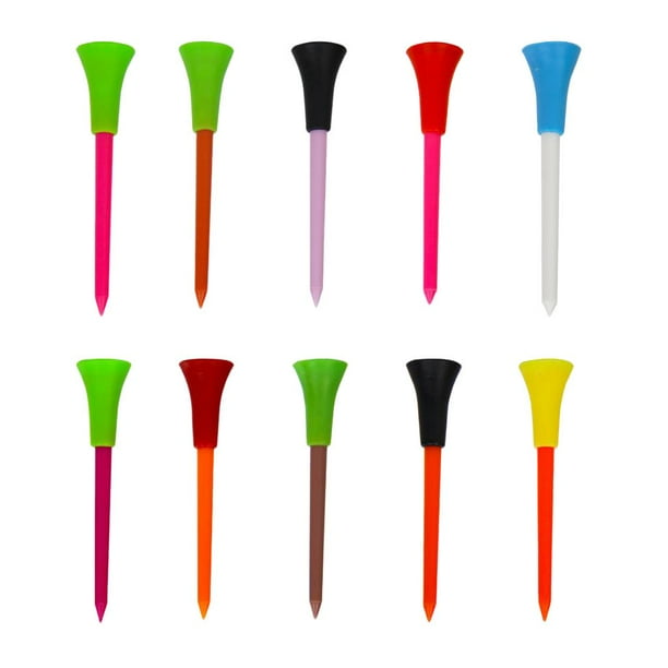 Tees de golf de 10 piezas, 2 3/4 2 1/8, para golfistas profesionales, límite de tee, tee de bola 83mm