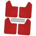 thumbnail image 4 of Guardabarros para coche, accesorio de fácil instalación, repuestos, piezas de modificación, decoración roja, protector resistente salpicaduras, 4 of 9