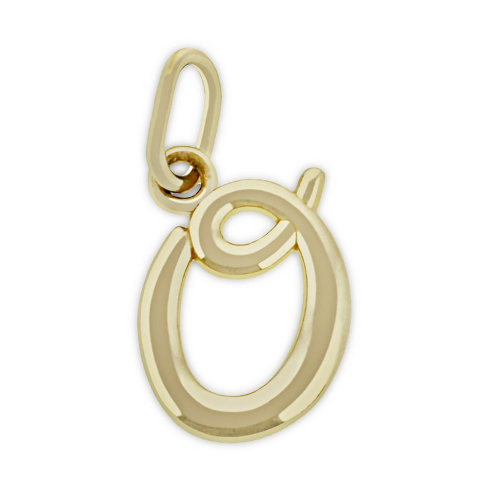 Charm America Charm America Gold Lower Case Initial O Charm 14
