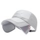 thumbnail image 1 of Sombrero Béisbol Con Protector Solar Pesca Al Aire Libre Montaining H () Gray, 1 of 9