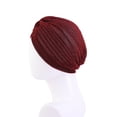 thumbnail image 4 of Gorro étnico de seda brillante con cinta para quimioterapia, material versátil y cómodo, 4 of 6