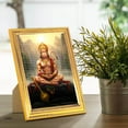 thumbnail image 4 of Peekdee Lord Pavanputra Table top Photo Frame Beautiful Religious Wall Hanging Scultpure Frame with Size 20.7 x 15.7 cm, 4 of 6