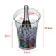 thumbnail image 5 of Cubo de portátil de 3,, enfriador de bebidas, contenedor de cubo de champán para bebidas, suministros para fiestas, cócteles, hoteles, pubs, Transparente Sunnimix Cubeta de hielo, 5 of 6