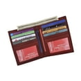 thumbnail image 2 of Mens Genuine Leather European Bifold Wallet Slim Hipster 2 Windows Credit Card Euro 1502 CF, 2 of 46