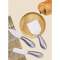 thumbnail image 3 of Cheese Knives with Exquisite Box Cheese Slicer Cheese Cutters Cheese Fork Cheese Knife Stainless Steel Slicer, 3 of 5
