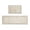 Natural, variant on Gracie Mills Forrest 3000 GSM Solid Heavyweight Reversible Cotton Tufted Bath Rug - GRACE-12854
