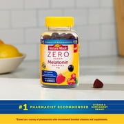 Nature Made Zero Sugar Melatonin 5 mg Gummies, Sugar Free Melatonin Gummies, 70 Count