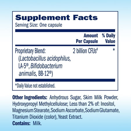 TRUBIOTICS, Daily Probiotic Supplement for Digestive and Immune Health, Men and Women 45 Count