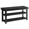 thumbnail image 2 of Pemberly Row Banc Utilitaire pour Vestiaire et Entrée, Fini Bois Noir, 2 of 3