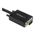 thumbnail image 2 of StarTech.com 2m VGA to HDMI Converter Cable with USB Audio Support & Power, Analog to Digital Video Adapter Cable to connect a VGA PC to HDMI Display, 1080p Male to Male Monitor Cable - Supports Wide Displays (VGA2HDMM2M) - Adapter cable - USB, HD-15 (VGA) male to HDMI male - 6.6 ft - black - active, 1080p support, USB power + audio, 2 of 5