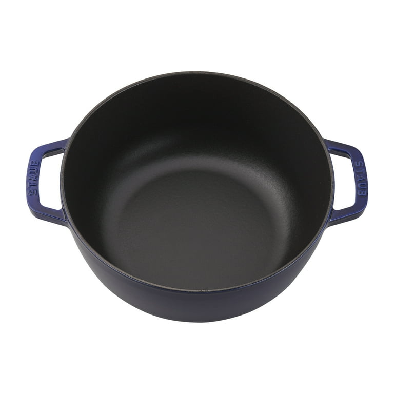 Technique Enamel Cast Iron 4 qt. Dutch Oven w/Rooster Knob 