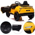 thumbnail image 4 of iYofe 12V Lamborghini Ride on Cars with Remote Control, Powered Ride on Toys with Music, USB/AUX Ports, LED Lights, 3 Speeds, 4 Wheels Electric Cars for Kids Toddlers Ages 3-5, Yellow, 4 of 10