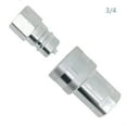 thumbnail image 4 of 1 set 1/4 3/8 1/2 3/4 1 1-1/4 BSP Hydraulic Quick Coupler Close Type Quick Coupling Steel Material Plug Socket Connector Set, 4 of 5
