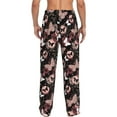 thumbnail image 3 of Daiia Butterfly Men's Sleep Pant with Pockets and Drawstring,Pajama Pants-Large, 3 of 9