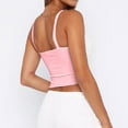 thumbnail image 4 of Timegard Crop Top for Women Ruched Knot Sleeveless Tee Comfy Solid Color Casual Going out Top Camis, 4 of 7