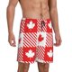 thumbnail image 2 of Balery Maple Leaves1 Pantalones cortos de pijama de punto de algodón para hombre con cinturilla y bolsillos-XX-Large, 2 of 6
