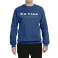 thumbnail image 2 of Boy Mama All Day Everyday Mom Son Gift | Mens Mother's Day Crewneck Graphic Sweatshirt, Vintage Heather Blue, Small, 2 of 4