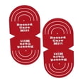 thumbnail image 2 of BELOVING 2 Pcs Mitaines de Manipulation de Disques Protection Maison Tampons Nettoyants pour Disques Vinyles Supports Rouges, 2 of 9