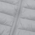 thumbnail image 5 of Mooqilaa Girls Puffer Jackets, Warm Full Zip Quilted Lightweight Winter Outerwear with Hood Size 5 Gray, 5 of 5
