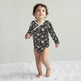thumbnail image 4 of Xecao Japanese Sushi Hashi Print Baby unisex-baby Cotton Long-sleeve Bodysuits-18 Months, 4 of 6