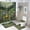 style-11, variant on Skull Camping 4 Piece Shower Curtain Sets Bathroom Sets with Curtain Rug Toilet Cover And U Shaped Mat Camper Trailer Campfire Durable And Waterproof for Bathtub Decor