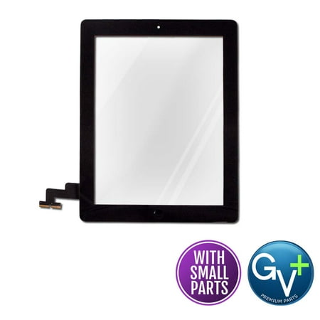 Touch Screen Digitizer for Apple iPad 2 - Black - Includes Small Parts (A1395, A1397,