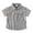 j126-Grey, variant on LIIPEE Fashion Plaid Graphic Button Up Shirts For Boys Short Sleeve Turn Down Collar Shirt Kids Casual Cute Summer Tops,12-18 Months