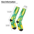 thumbnail image 2 of Fotbe fruits print Women's Men's Novelty Crew Socks Cotton Socks Knee High Socks for Walking,Running,Nurses,Pregnancy, 2 of 6