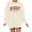 Beige 0826 sweatshirts, variant on Halloween Sweatshirts for Women Plus Size Trendy Spooky Vibes Letter Printed Graphic Tops Fall Long Sleeve Drop Shoulders Pullovers Tshirts Beige M
