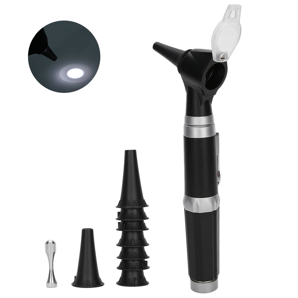 Otoscope with Travel Case for Ear, Nose, & Eye Exam w/ Sight Chart, Replacement