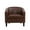 Brown, variant on SESSLIFE Wider Seat Accent Chair, Comfy Arm Chair Mid Century Modern Sofa Chair for Small Spaces Bedroom, Home Offfice, Apartment(White)